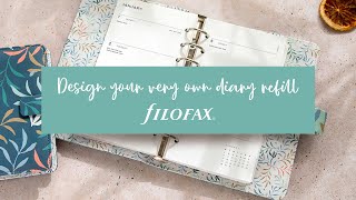 Design your very own diary refill with Filofax [upl. by Assanav]