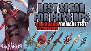 ROSARIA  The ULTIMATE 4★5★ Weapon Guide  Physical DPS Build  Genshin Impact [upl. by Oralie941]