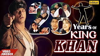 Songs Of Shah Rukh Khan  VIDEO JUKEBOX  28 Years of King Khan  Songs Of SRK  90s Songs [upl. by Giffie]