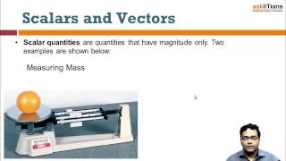 Scalars and Vectors  Physics  Class 11  IIT JEE Main  Advanced  AIPMT  askIITians [upl. by Semadar]