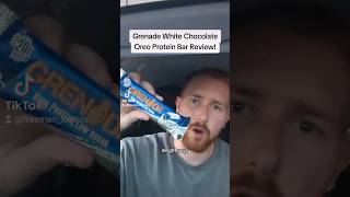 Grenade White Chocolate Oreo Review grenade proteinbarreview proteinbar [upl. by Harleigh]