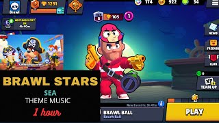 BRAWL STARS  SEA Wellerman Theme Music 1 HOUR [upl. by Ahsilat]