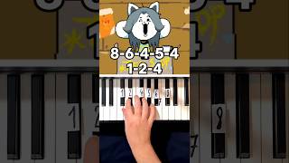 Tem Shop Undertale Piano Tutorial shorts [upl. by Dash]