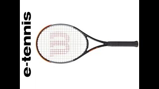 Wilson Burn V4 Tennis Racket Review EN [upl. by Ahsak]