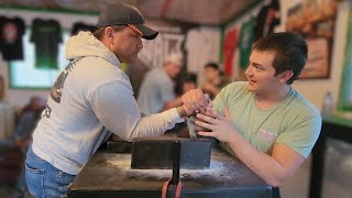 Auden Larratt Teaches Armwrestling  How to Armwrestle for Beginners [upl. by Arua]