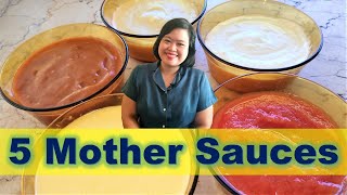 5 MOTHER SAUCES  PREPARING STOCKS SAUCES AND SOUPS  TLE COOKERY 10 [upl. by Sallyann150]