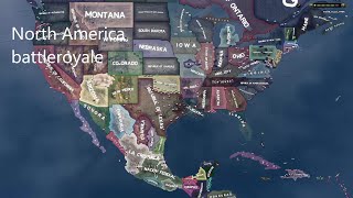 When North American states goes into battleroyale  Hoi4 Timelapse [upl. by Anayra]