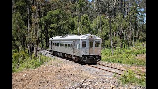 DRC40 Returns to service at Daylesford Spa Country Railway on 5 Shuttles to Bullarto 181222 [upl. by Aivad]