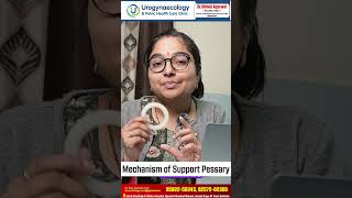 quotDiscovering the power of Mechanism of Support Pessary in pelvic floor care with Dr Mohini Agarwal [upl. by Nnaid]