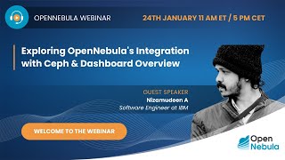 Exploring OpenNebula’s Integration with Ceph amp Dashboard Overview [upl. by Ynohtn]