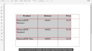 Comment rendre les tableaux plus accessibles dans les documents PDF [upl. by Naus]