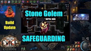 【Path of Exile 325】Stone Golem of SAFEGUARDING is Nuts amp 1600 Delve in Settlers League  1259 [upl. by Vardon]