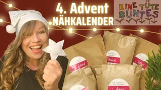 NähKalender✨️ 🪡🧵 4 Adventstütchen 🎄 von EINE TÜTE BUNTES 🎁 DIY 🎬 38 [upl. by Crowley519]