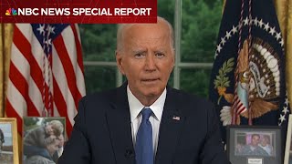 Watch President Bidens historic address on leaving the 2024 race [upl. by Ronacin382]