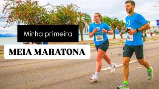 Minha primeira Meia Maratona 211km  Será que saiu o sub 2h [upl. by Milburt728]