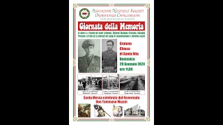 CELEBRAZIONE EUCARISTICA IN ONORE DEGLI EX INTERNATI GIOVANNI GIUSEPPE CRISCUOLO GIUSEPPE PERZIANO [upl. by Serrell]