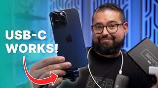 I Tested 10 USBC Devices with iPhone 15 Pro Here’s What Happened [upl. by Enilecram692]