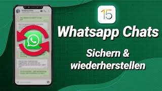 iPhone Whatsapp Backup erstellen amp Chats wiederherstellen [upl. by Kir]