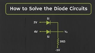 How to Solve the Diode Circuits Explained with Examples [upl. by Nosae]