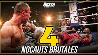 ¡4 knockouts brutales en el boxeo 🤯 [upl. by Curcio]