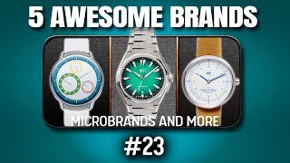 5 microbrand watches to rediscover Part 23 by Two minutes by my watches microbrands [upl. by Fabozzi]