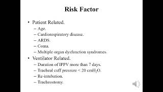 Ventilator Associated Pneumonia VAP [upl. by Hsemar]