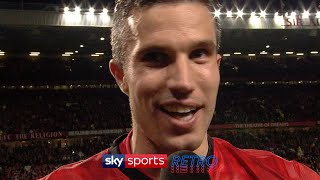 quotIve had to wait for so longquot  Robin van Persie after winning his 1st Premier League title [upl. by Letha26]