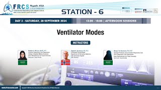 FRCSC Riyadh 2024  Day  2  STATION  6 Ventilator Modes [upl. by Anear]