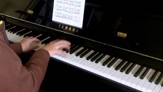 Michael Aaron Piano Course Lessons Grade 5 No1 Etude in C P5 [upl. by Neroc729]