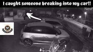 I caught someone breaking into my car [upl. by Letty]