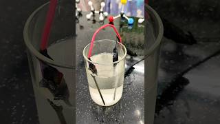 💯Electrolysis Experiment chemistryexperiment scienceexperiment chemistry [upl. by Aynas]