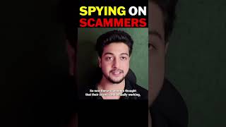 SPYING on Scammers Pt 6 shorts [upl. by Vanny]