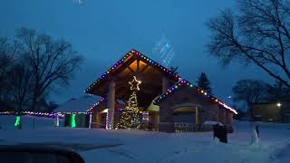 🎄☃️2022 Waunakee Rotary Lights Display DriveThrough [upl. by Raseda781]