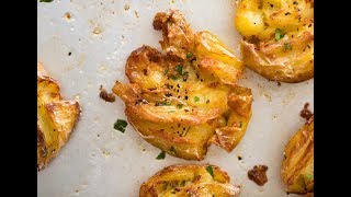 Crispy Smashed Potatoes [upl. by Lleynod]