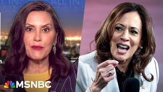 Whitmer on whether Harris can win Michigan Im optimistic but Im sober [upl. by Jaunita]