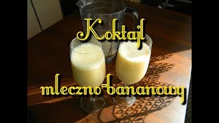 Sycący koktajl mleczno bananowy z miodem [upl. by Ecinom]