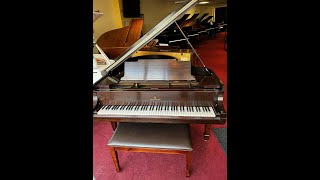 Steinway amp Sons Model M 5’7” Brown Mahogany Grand Piano [upl. by Yor647]