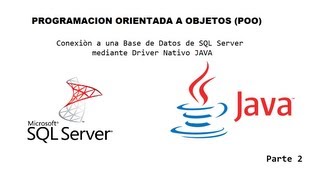 Conectar a una Base de Datos de SQL Server desde Java con Netbeans utilizando Driver JAVA  2 [upl. by Navannod]