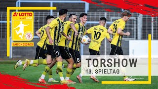 Torshow 13 Spieltag LOTTO Hessenliga 202425 [upl. by Nyret]