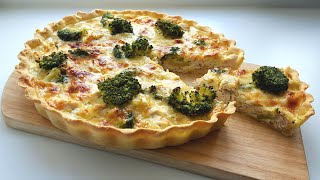 Киш с курицей и брокколи😍сытный вкусный пирог😍 Chicken broccoli pie [upl. by Repohtsirhc243]