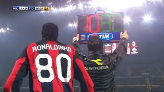 The Day Ronaldinho Substituted amp Changed the Game for Milan [upl. by Eical]