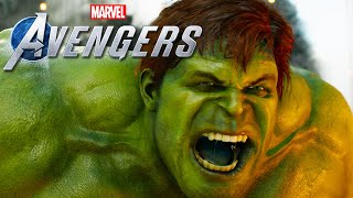 Marvels Avengers  HULK DESTRUINDO TUDO  PS4 Pro  Beta Gameplay 4K [upl. by Nohpets735]