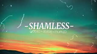 Camila Cabello  Shameless  Slowed  Reverb  Muffled  BassBoosted LYRICS [upl. by Edasalof]