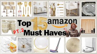 TOP 15 AFFORDABLE AMAZON MUST HAVES FOR 2024Furniture Decor Kitchen Bath amp Wall Art links Provided [upl. by Nawram281]