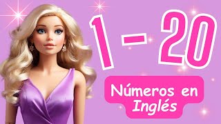 Los Números en Inglés del 1 al 20  Contar hasta el 20 en Inglés para Niños  Counting numbers 120 [upl. by Anital]