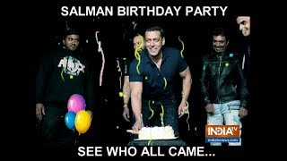 Salman Khan celebrates 53rd birthday at Panvel farmhouse with close friends and family [upl. by Dorweiler574]