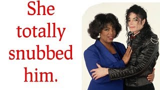 Footage When Oprah Snubbed MJ [upl. by Jr]