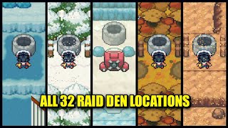 Unbound 211  All 32 Raid Den Locations [upl. by Rehpetsirhc]