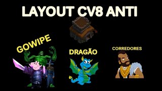 invencivel layout de guerra cv8 anti corredor gowipe dragao [upl. by Jabe]