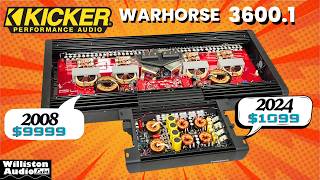 KICKER Warhorse is BACK WXA36001 Mono Amp Dyno Test [upl. by Ardnasella]